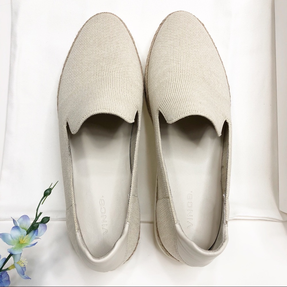 Vince. Dillon Pull On Sneaker Flax 8 Espadrille - Picture 3 of 15
